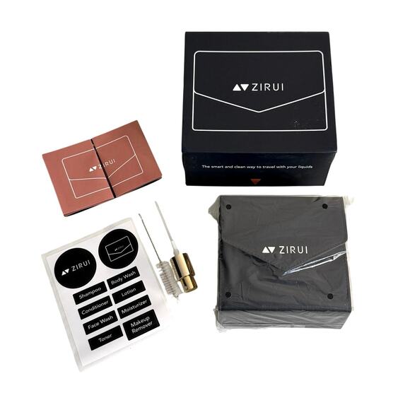 New in box ZIRUI GO CASE Matt black travel case and bottle set - Picture 9 of 10